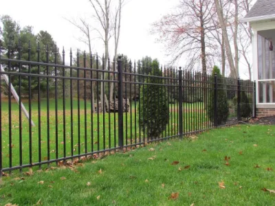 Recinzione di sicurezza in alluminio con guardrail di sicurezza applicata a giardino/cortile/casa/terreno giochi