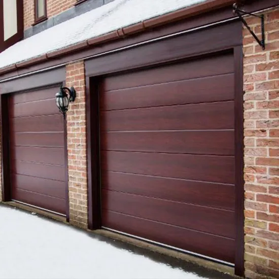 Porta da garage elettrica sezionale automatica in alluminio Villa con motore