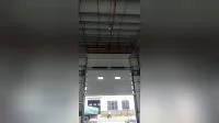 Porta industriale ad alto sollevamento con finestra